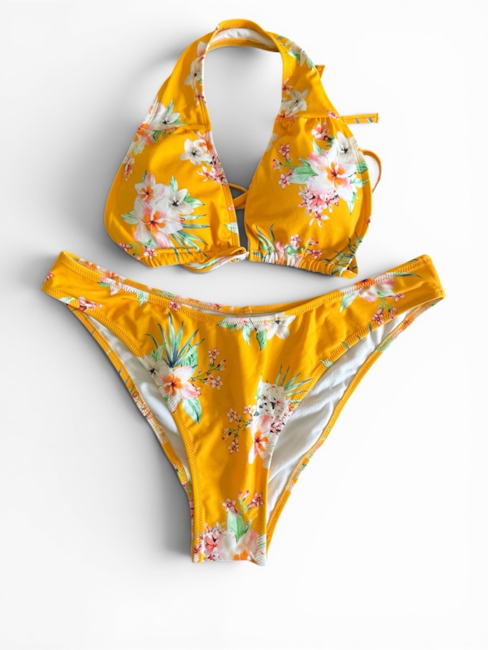 Express Yellow Floral Bikini